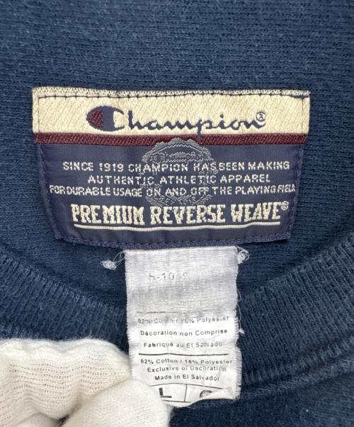 Champion Premium Reverse Weave（チャンピオン プレミアム リバースウィーブ）Champion Premium Reverse Weave (チャンピオン プレミアム リバースウィーブ) プルオーバースウェット ネイビー サイズ:Lの古着・服飾アイテム