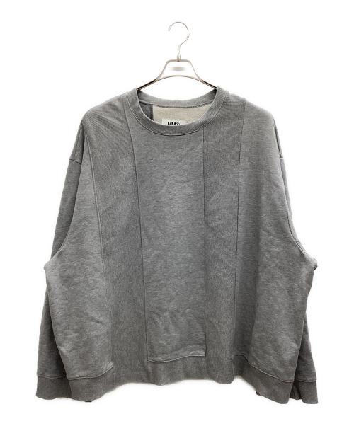 MM6 Maison Margiela（エムエムシックスメゾンマルジェラ）MM6 Maison Margiela (エムエムシックスメゾンマルジェラ) スウェットシャツ グレー サイズ:Lの古着・服飾アイテム
