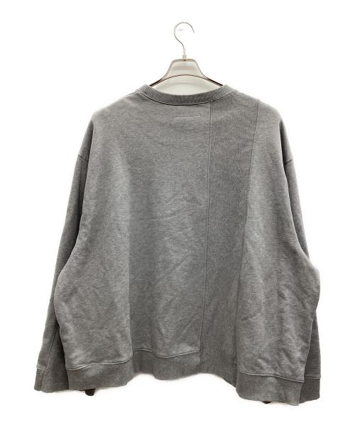 MM6 Maison Margiela（エムエムシックスメゾンマルジェラ）MM6 Maison Margiela (エムエムシックスメゾンマルジェラ) スウェットシャツ グレー サイズ:Lの古着・服飾アイテム