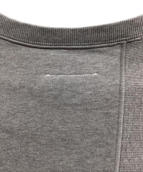 MM6 Maison Margiela（エムエムシックスメゾンマルジェラ）MM6 Maison Margiela (エムエムシックスメゾンマルジェラ) スウェットシャツ グレー サイズ:Lの古着・服飾アイテム