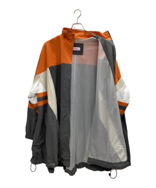 MARTINE ROSE（マーティン・ローズ）MARTINE ROSE (マーティン・ローズ) Volume トラックジャケット カーキ×オレンジ サイズ:Mの古着・服飾アイテム