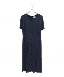 AKRIS punto（アクリスプント）の古着「ワンピース」｜ネイビー