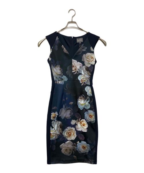 Phase Eight（フェイズエイト）Phase Eight (フェイズエイト) ノースリーブワンピース ネイビー サイズ:8の古着・服飾アイテム