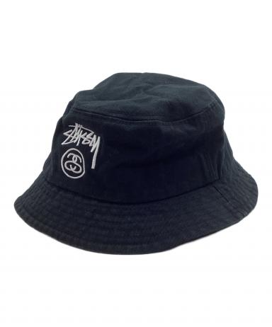 中古・古着通販】stussy (ステューシー) バケットハット ブラック