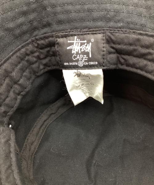 stussy（ステューシー）stussy (ステューシー) バケットハット ブラックの古着・服飾アイテム