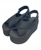 MARNIマルニ）の古着「プラットフォームサンダル」｜ブラック