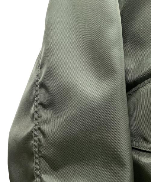 HOUSTON（ヒューストン）HOUSTON (ヒューストン) フライトジャケット カーキ サイズ:LARGEの古着・服飾アイテム