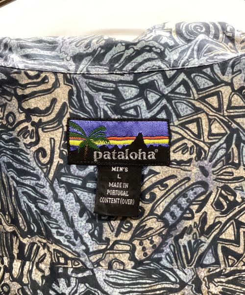 pataloha（パタロハ）pataloha (パタロハ) アロハシャツ ブルー サイズ:Lの古着・服飾アイテム