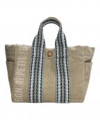 A.D.M.J.エーディーエムジェイ）の古着「ガーデントートバッグ」｜ベージュ