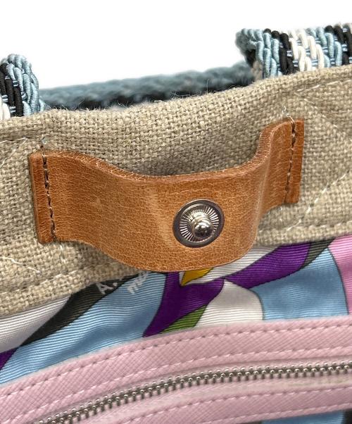 A.D.M.J.（エーディーエムジェイ）A.D.M.J. (エーディーエムジェイ) ガーデントートバッグ ベージュの古着・服飾アイテム