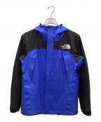 THE NORTH FACEザ ノース フェイス）の古着「マウンテンジャケット」｜ブルー×ブラック