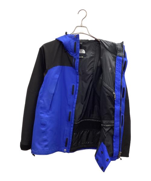 THE NORTH FACE（ザ ノース フェイス）THE NORTH FACE (ザ ノース フェイス) マウンテンジャケット ブルー×ブラック サイズ:Sの古着・服飾アイテム