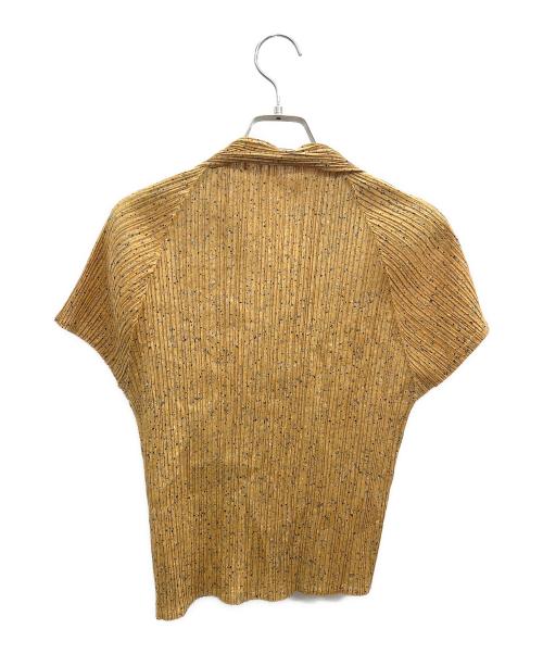 PLEATS PLEASE（プリーツプリーズ）PLEATS PLEASE (プリーツプリーズ) 半袖シャツ イエロー サイズ:3の古着・服飾アイテム