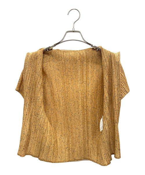 PLEATS PLEASE（プリーツプリーズ）PLEATS PLEASE (プリーツプリーズ) 半袖シャツ イエロー サイズ:3の古着・服飾アイテム