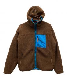 HUF（ハフ）の古着「ボアジャケット」｜ブラウン×ブルー