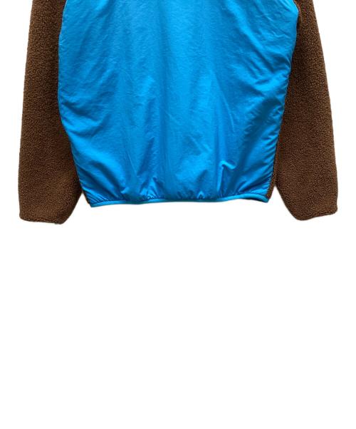 HUF（ハフ）HUF (ハフ) ボアジャケット ブラウン×ブルー サイズ:Sの古着・服飾アイテム