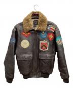 AVIREXアヴィレックス）の古着「G-1フライトジャケット」｜ブラウン