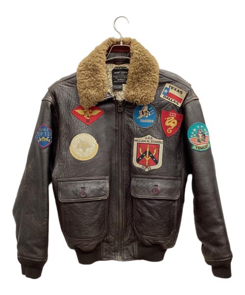 AVIREX（アヴィレックス）AVIREX (アヴィレックス) G-1フライトジャケット ブラウン サイズ:Mの古着・服飾アイテム