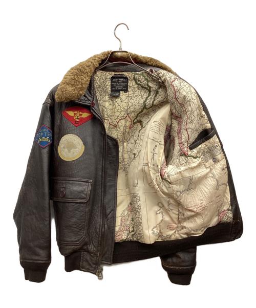 AVIREX（アヴィレックス）AVIREX (アヴィレックス) G-1フライトジャケット ブラウン サイズ:Mの古着・服飾アイテム