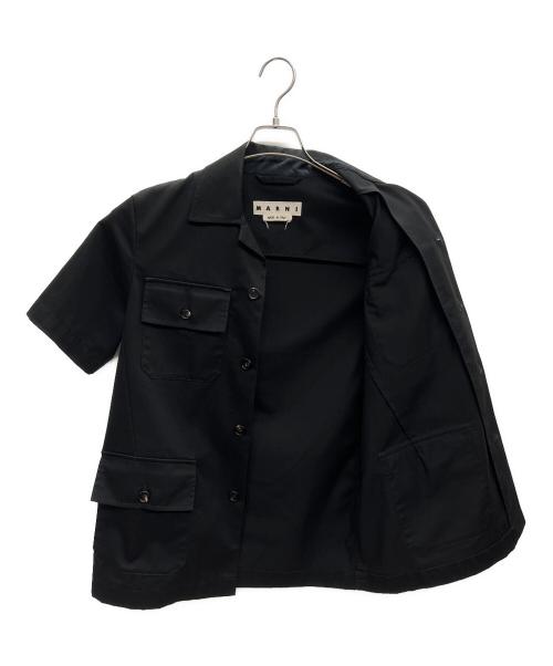 MARNI（マルニ）MARNI (マルニ) 半袖シャツ ブラック サイズ:44の古着・服飾アイテム