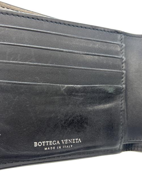 BOTTEGA VENETA（ボッテガベネタ）BOTTEGA VENETA (ボッテガベネタ) 2つ折り財布 ブラックの古着・服飾アイテム