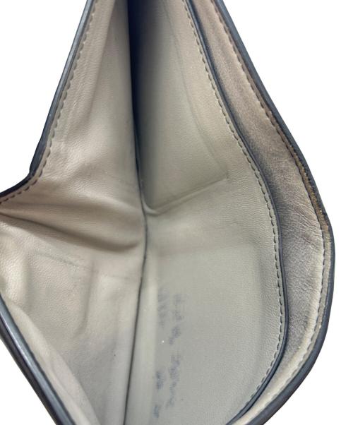 BOTTEGA VENETA（ボッテガベネタ）BOTTEGA VENETA (ボッテガベネタ) 2つ折り財布 ブラックの古着・服飾アイテム