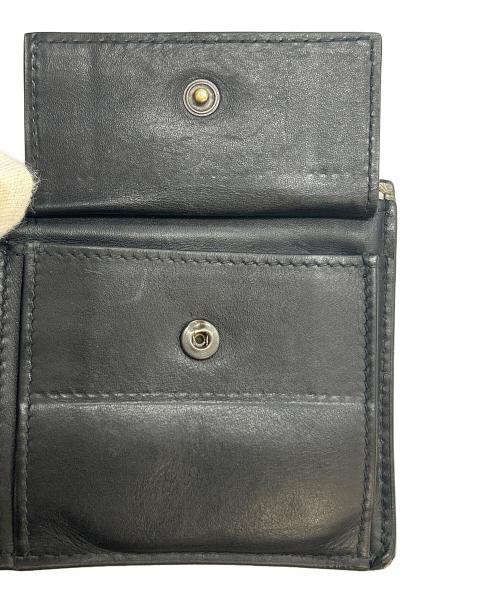 BOTTEGA VENETA（ボッテガベネタ）BOTTEGA VENETA (ボッテガベネタ) 2つ折り財布 ブラックの古着・服飾アイテム