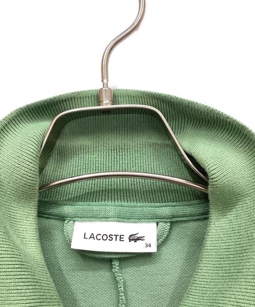 LACOSTE（ラコステ）LACOSTE (ラコステ) 半袖ワンピース グリーン サイズ:34の古着・服飾アイテム