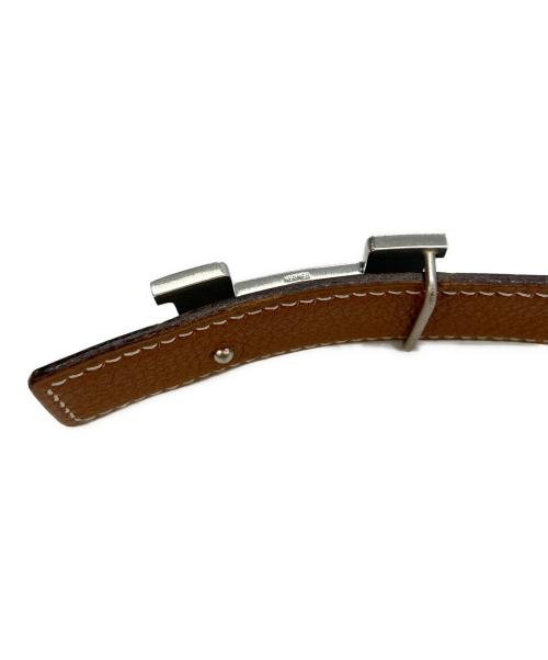 HERMES（エルメス）HERMES (エルメス) レザーベルト ブラウンの古着・服飾アイテム