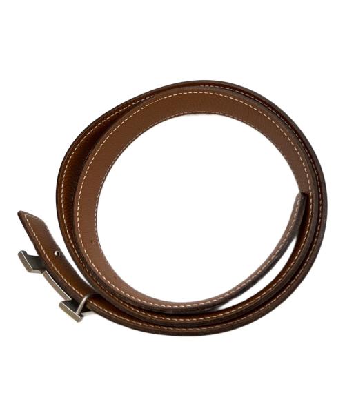 HERMES（エルメス）HERMES (エルメス) レザーベルト ブラウンの古着・服飾アイテム