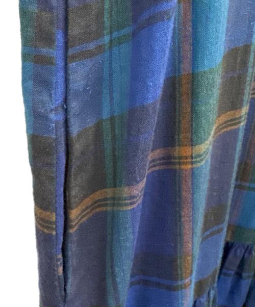 Vivienne Westwood RED LABEL（ヴィヴィアンウエストウッドレッドレーベル）Vivienne Westwood RED LABEL (ヴィヴィアンウエストウッドレッドレーベル) 半袖ワンピース ブルー×グリーン サイズ:Mの古着・服飾アイテム