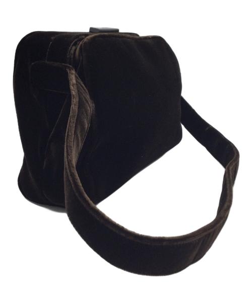 PRADA（プラダ）PRADA (プラダ) スエードショルダーバッグ ブラウンの古着・服飾アイテム