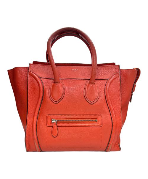 CELINE（セリーヌ）CELINE (セリーヌ) ハンドバッグ レッドの古着・服飾アイテム