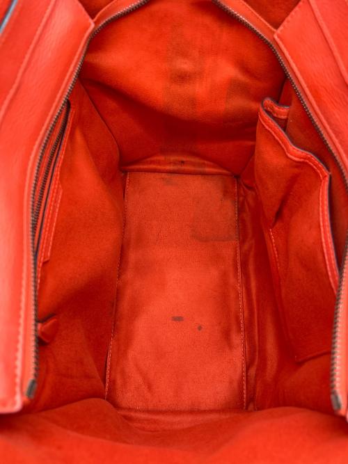 CELINE（セリーヌ）CELINE (セリーヌ) ハンドバッグ レッドの古着・服飾アイテム