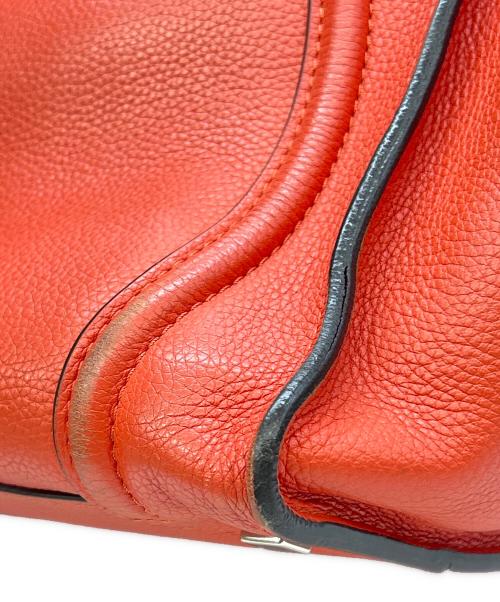 CELINE（セリーヌ）CELINE (セリーヌ) ハンドバッグ レッドの古着・服飾アイテム