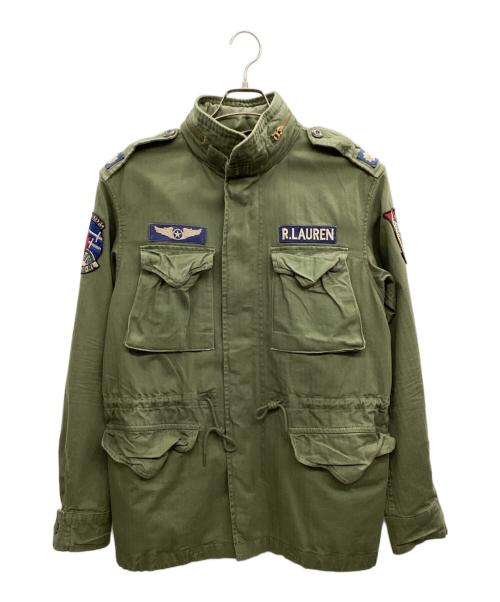 POLO RALPH LAUREN（ポロ・ラルフローレン）POLO RALPH LAUREN (ポロ・ラルフローレン) ミリタリージャケット オリーブ サイズ:170/92Aの古着・服飾アイテム