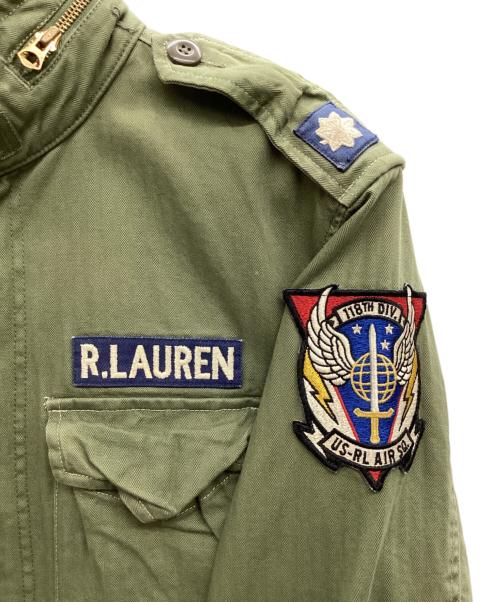 POLO RALPH LAUREN（ポロ・ラルフローレン）POLO RALPH LAUREN (ポロ・ラルフローレン) ミリタリージャケット オリーブ サイズ:170/92Aの古着・服飾アイテム