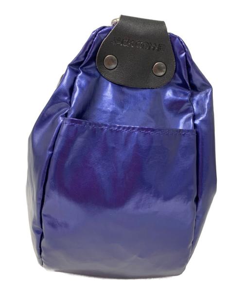 jack gomme（ジャックゴム）jack gomme (ジャックゴム) ナイロンショルダーバッグ ネイビーの古着・服飾アイテム