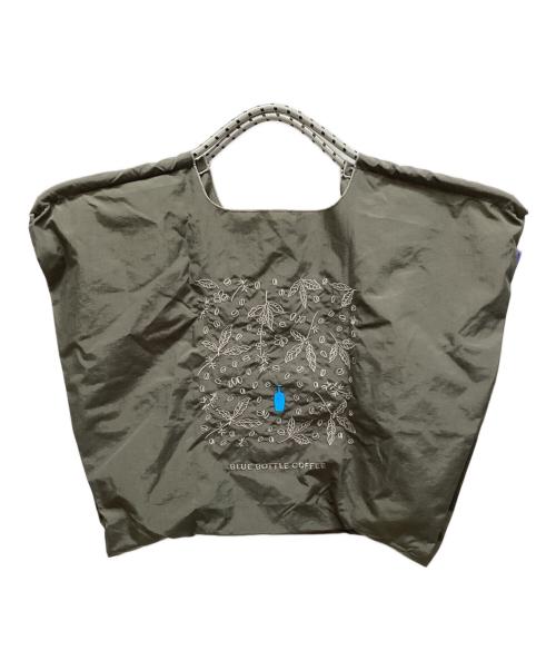 BALL & CHAIN（ボールアンドチェーン）BALL & CHAIN (ボールアンドチェーン) Blue Bottle Coffee (ブルーボトルコーヒー) エコバッグ グレーの古着・服飾アイテム