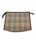 Burberry's (バーバリーズ) クラッチバッグ ベージュ×ブラウン：3000円