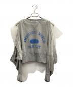 UNDERCOVERアンダーカバー）の古着「スウェット」｜ライトグレー