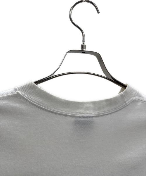 stussy（ステューシー）stussy (ステューシー) 半袖カットソー ホワイト×グリーン サイズ:Mの古着・服飾アイテム