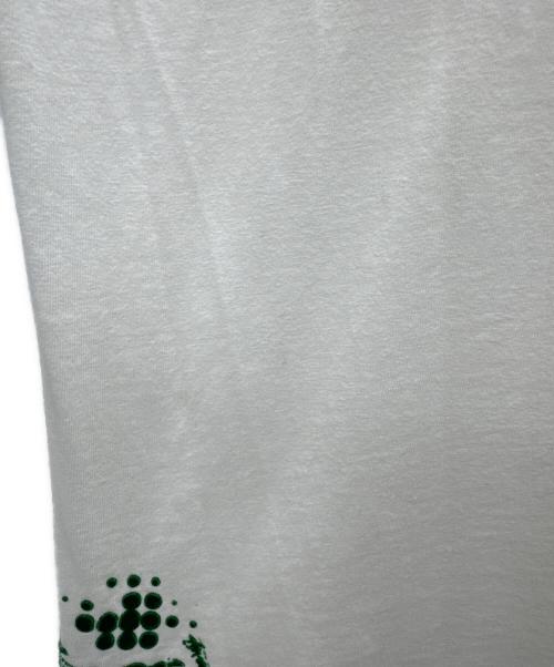 stussy（ステューシー）stussy (ステューシー) 半袖カットソー ホワイト×グリーン サイズ:Mの古着・服飾アイテム