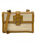 GUCCIグッチ）の古着「ワンショルダーバッグ」｜ベージュ×ブラウン