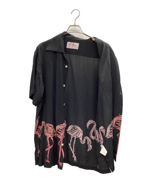 Aloha Blossom（アロハブロッサム）Aloha Blossom (アロハブロッサム) アロハシャツ ブラック サイズ:44の古着・服飾アイテム
