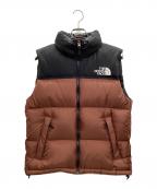 THE NORTH FACEザ ノース フェイス）の古着「ヌプシベスト」｜ブラウン×ブラック