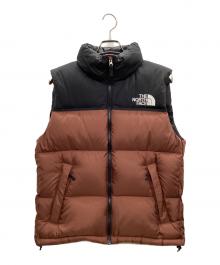 THE NORTH FACE（ザ ノース フェイス）の古着「ヌプシベスト」｜ブラウン×ブラック