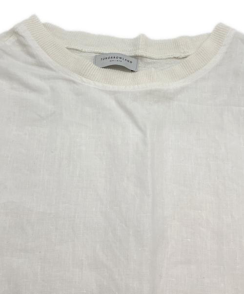 TOMORROW LAND（トゥモローランド）TOMORROW LAND (トゥモローランド) 半袖カットソー ホワイト サイズ:SIZE Mの古着・服飾アイテム