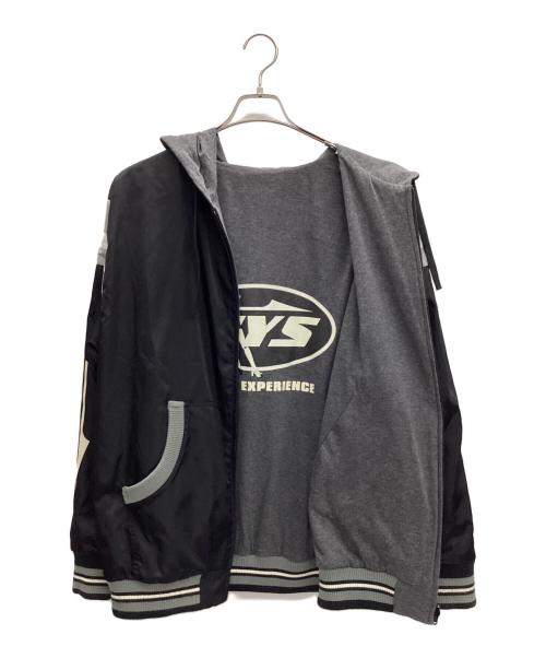 Hysteric Glamour（ヒステリックグラマー）Hysteric Glamour (ヒステリックグラマー) リバーシブルジャケット ブラック×グレー サイズ:FREEの古着・服飾アイテム