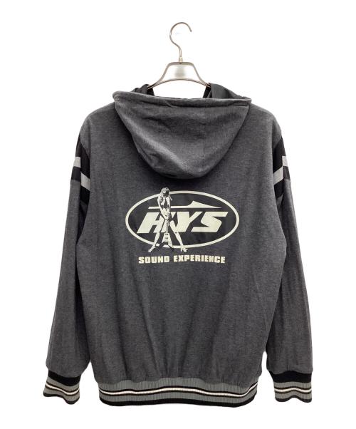 Hysteric Glamour（ヒステリックグラマー）Hysteric Glamour (ヒステリックグラマー) リバーシブルジャケット ブラック×グレー サイズ:FREEの古着・服飾アイテム